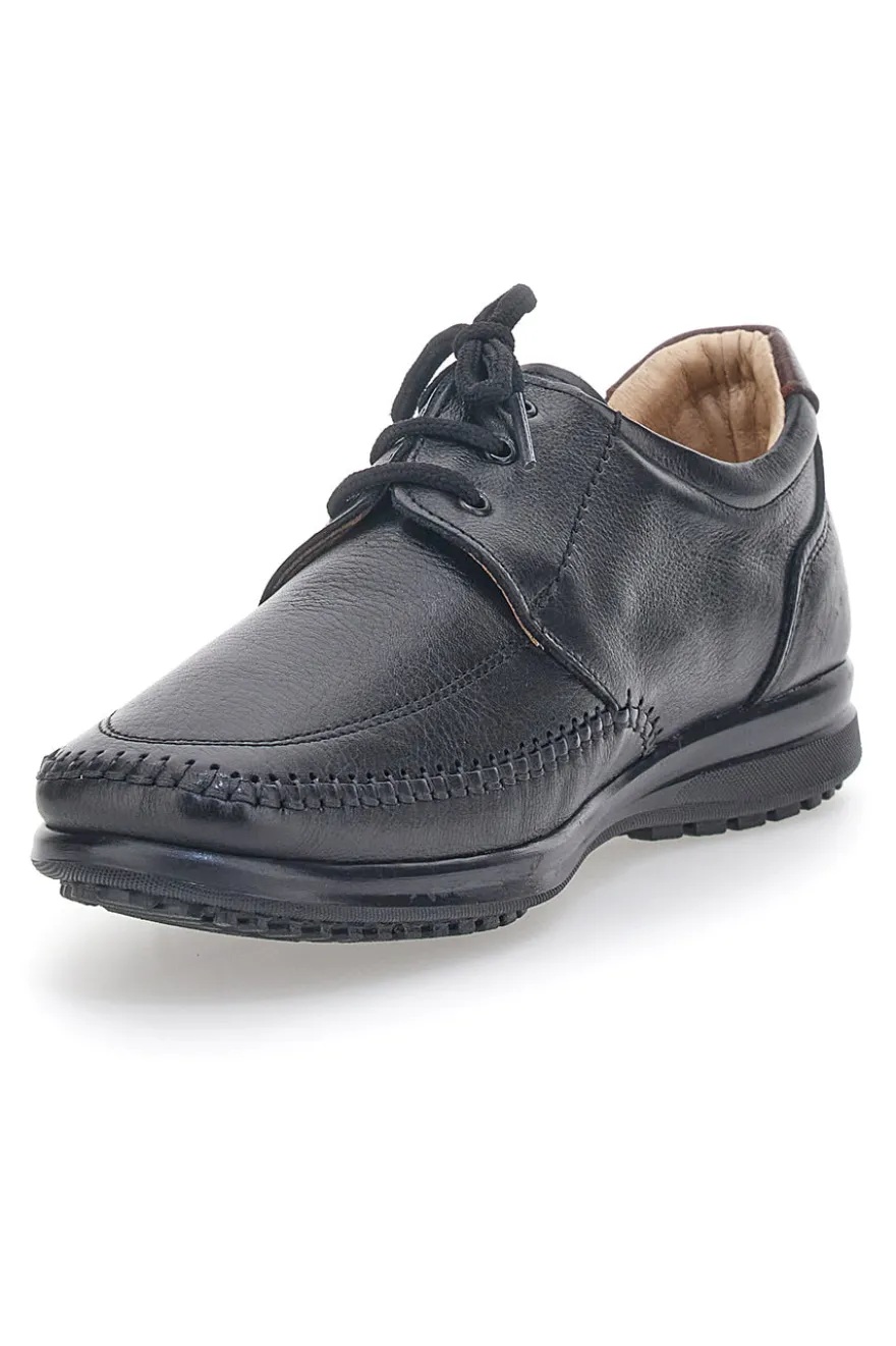 Scarpe Stringate Nere In Vera Pelle da Uomo Longford 2023