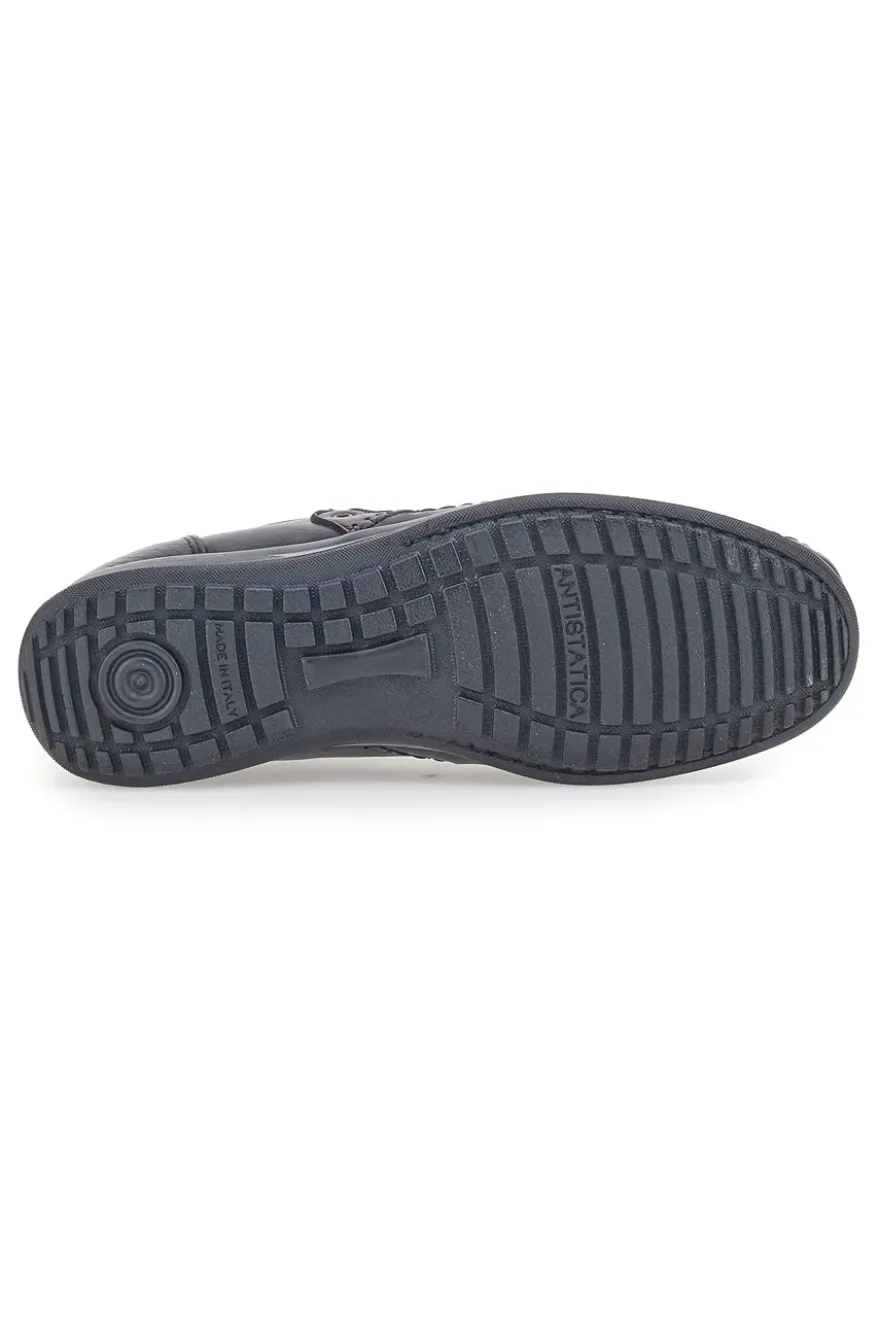 Scarpe Stringate Nere In Vera Pelle da Uomo Longford 2023
