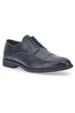 Scarpe Stringate Nere In Vera Pelle Max Dillan 5001