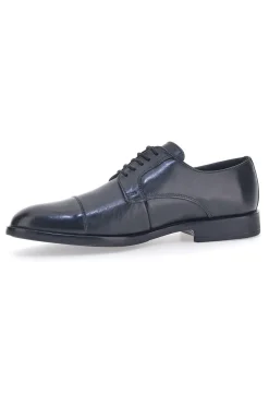 Scarpe Stringate Nere In Vera Pelle Max Dillan 5001