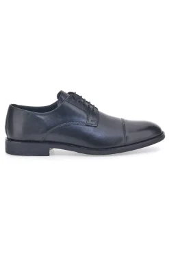 Scarpe Stringate Nere In Vera Pelle Max Dillan 5001