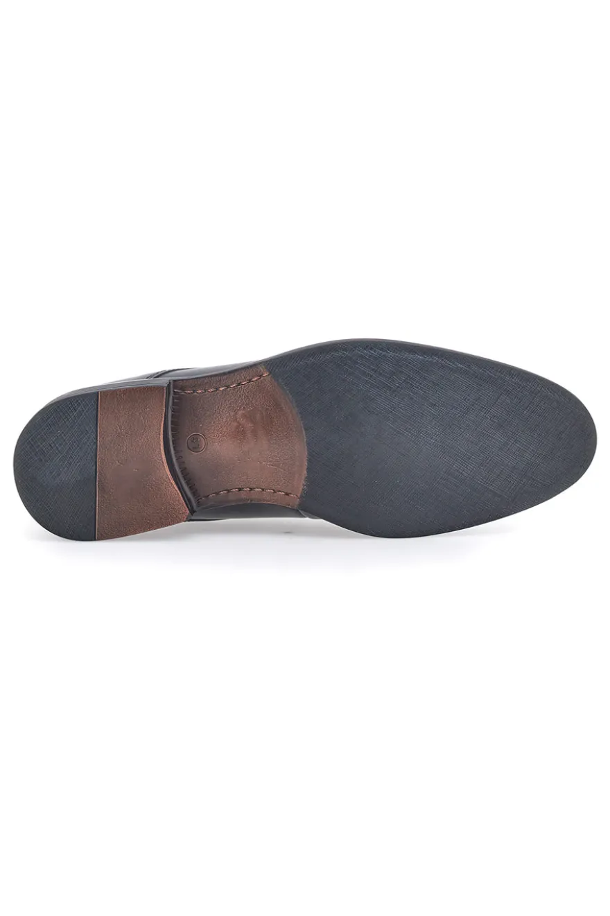 Scarpe Stringate Nere In Vera Pelle Max Dillan 5001