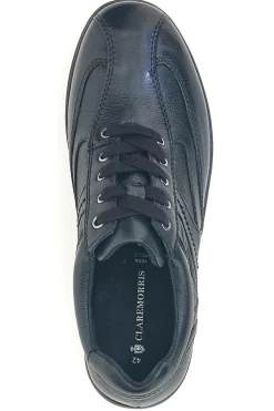 Scarpe stringate nere in vera pelle Claremorris 1310460