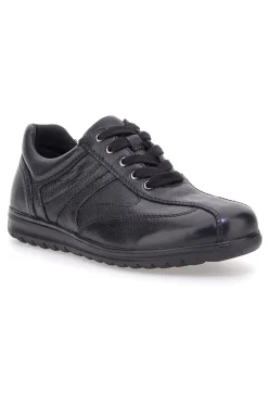 Scarpe stringate nere in vera pelle Claremorris 1310460