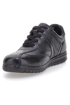 Scarpe stringate nere in vera pelle Claremorris 1310460