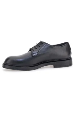 Scarpe stringate nere in vera pelle eleganti Pittarello Plus 1145