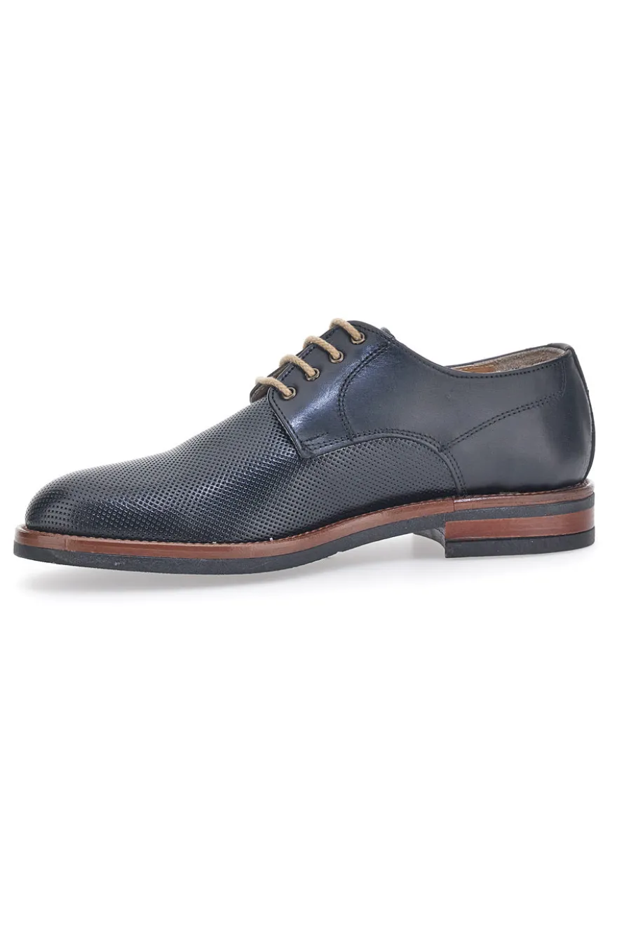 Scarpe Stringate Nere in Pelle Max Dillan 600