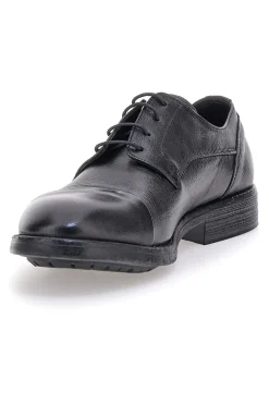 Scarpe stringate nere in vera pelle eleganti Pittarello Plus 1215P