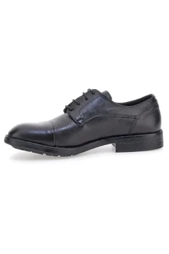 Scarpe stringate nere in vera pelle eleganti Pittarello Plus 1215P