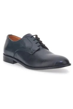 Scarpe Stringate Nere In Vera Pelle Made In Italy Pittarello 402