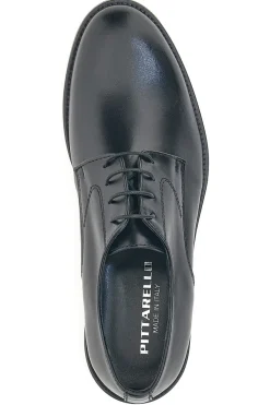Scarpe Stringate Nere In Vera Pelle Pittarello 7720