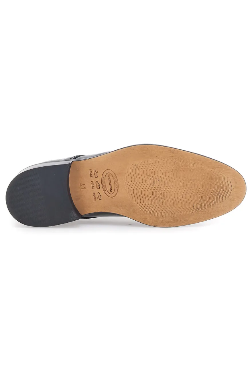 Scarpe Stringate Nere In Vera Pelle Pittarello 38020