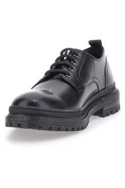 Scarpe Stringate Nere In Vera Pelle Altemberg 22031
