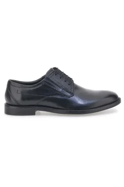 Scarpe Stringate Nere In Vera Pelle Pittarello Class 615