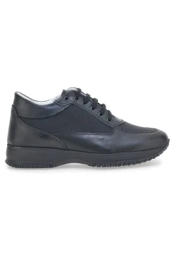 Scarpe Stringate Nere In Vera Pelle Made In Italy Jerpoint 620