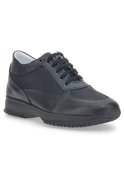 Scarpe Stringate Nere In Vera Pelle Made In Italy Jerpoint 620