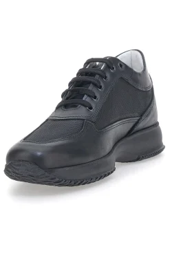 Scarpe Stringate Nere In Vera Pelle Made In Italy Jerpoint 620