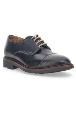 Scarpe Stringate Nere In Pelle Pittarello 6525
