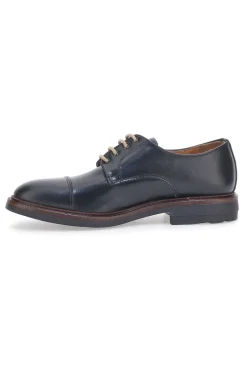 Scarpe Stringate Nere In Pelle Pittarello 6525