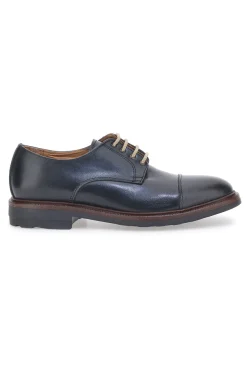 Scarpe Stringate Nere In Pelle Pittarello 6525