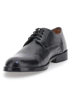 Scarpe Stringate Nere In Vera Pelle Claremorris 565