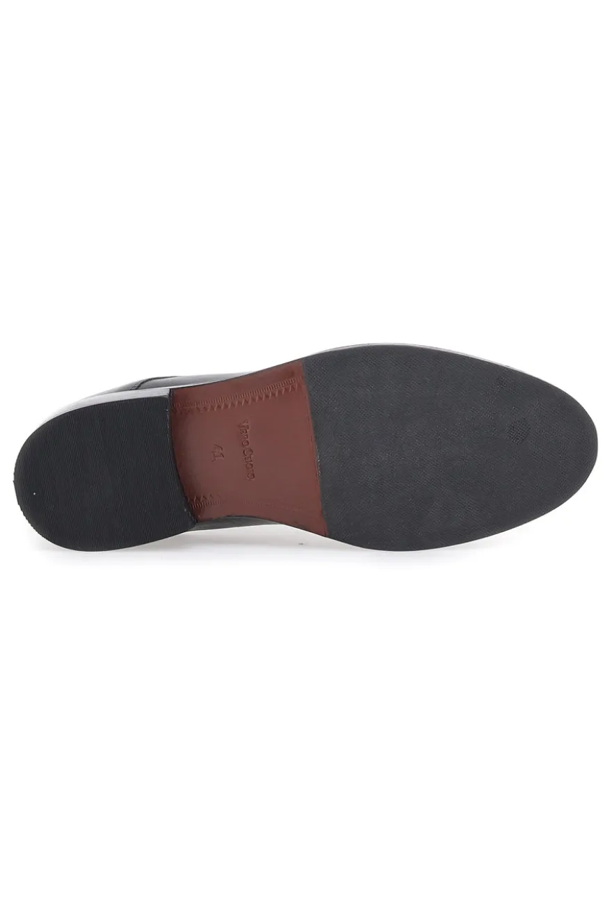 Scarpe Stringate Nere In Vera Pelle Claremorris 565