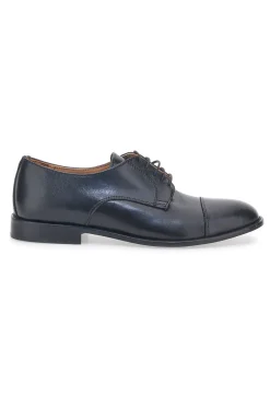 Scarpe Stringate Nere In Vera Pelle Made In Italy Pittarello 403