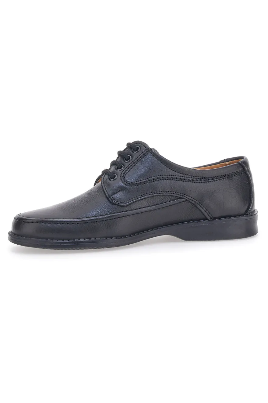 Scarpe Stringate Nere in Pelle Made in Italy Max Dillan 150