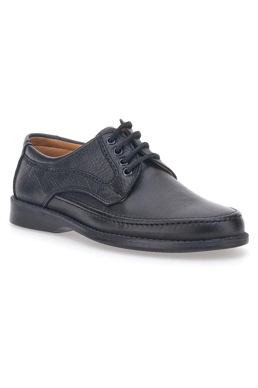 Scarpe Stringate Nere in Pelle Made in Italy Max Dillan 150