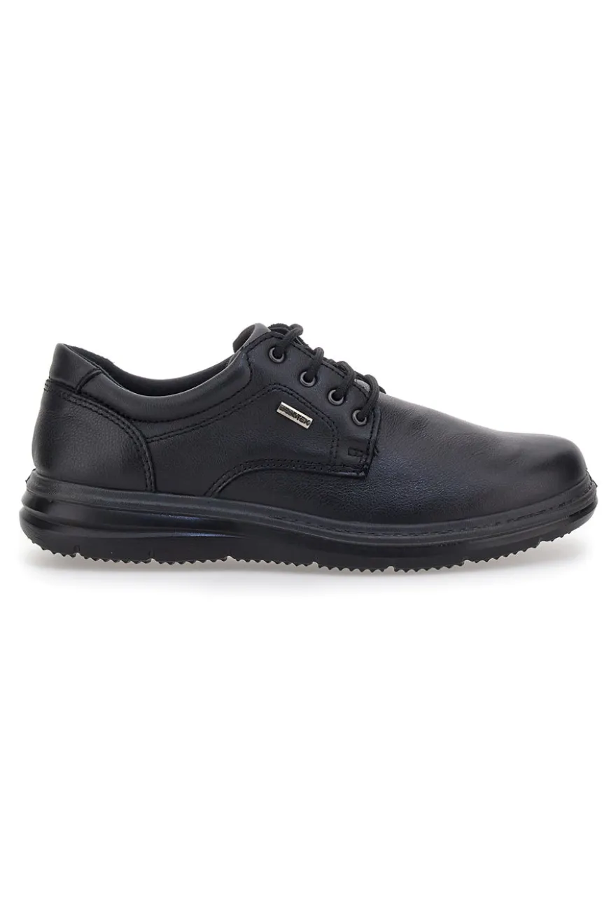 Scarpe stringate nere in pelle Imac 85130826790011