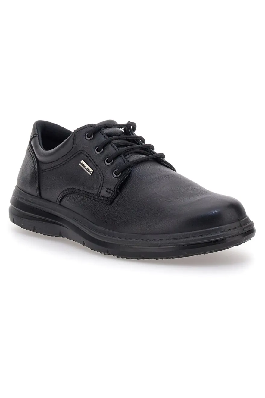 Scarpe stringate nere in pelle Imac 85130826790011