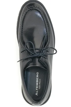 Scarpe Stringate Nere In Pelle Altemberg 2202