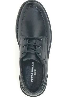 Scarpe Stringate Nere In Vera Pelle Pittarello Eco 22706