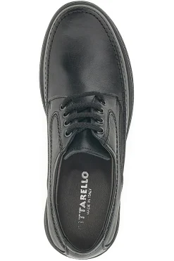 Scarpe Stringate Nere In Vera Pelle Pittarello 2182