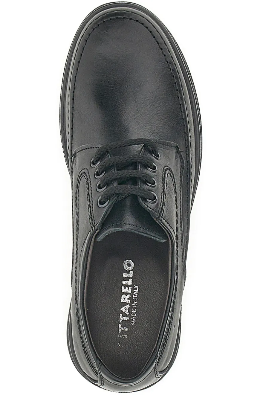Scarpe Stringate Nere In Vera Pelle Pittarello 2182