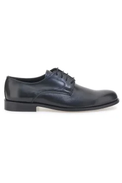 Scarpe Stringate Nere In Vera Pelle Made In Italy Pittarello 7720