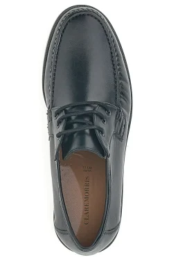 Scarpe Stringate Nere in Pelle Claremorris 652