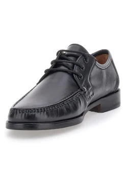 Scarpe Stringate Nere in Pelle Claremorris 652