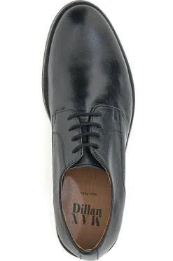 Scarpe Stringate Nere In Vera Pelle Max Dillan 565