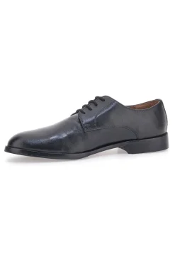 Scarpe Stringate Nere In Vera Pelle Max Dillan 565