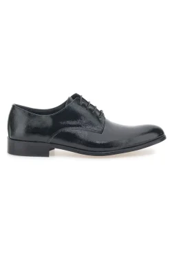 Scarpe Stringate Nere In Vera Pelle Made In Italy Pittarello 38020