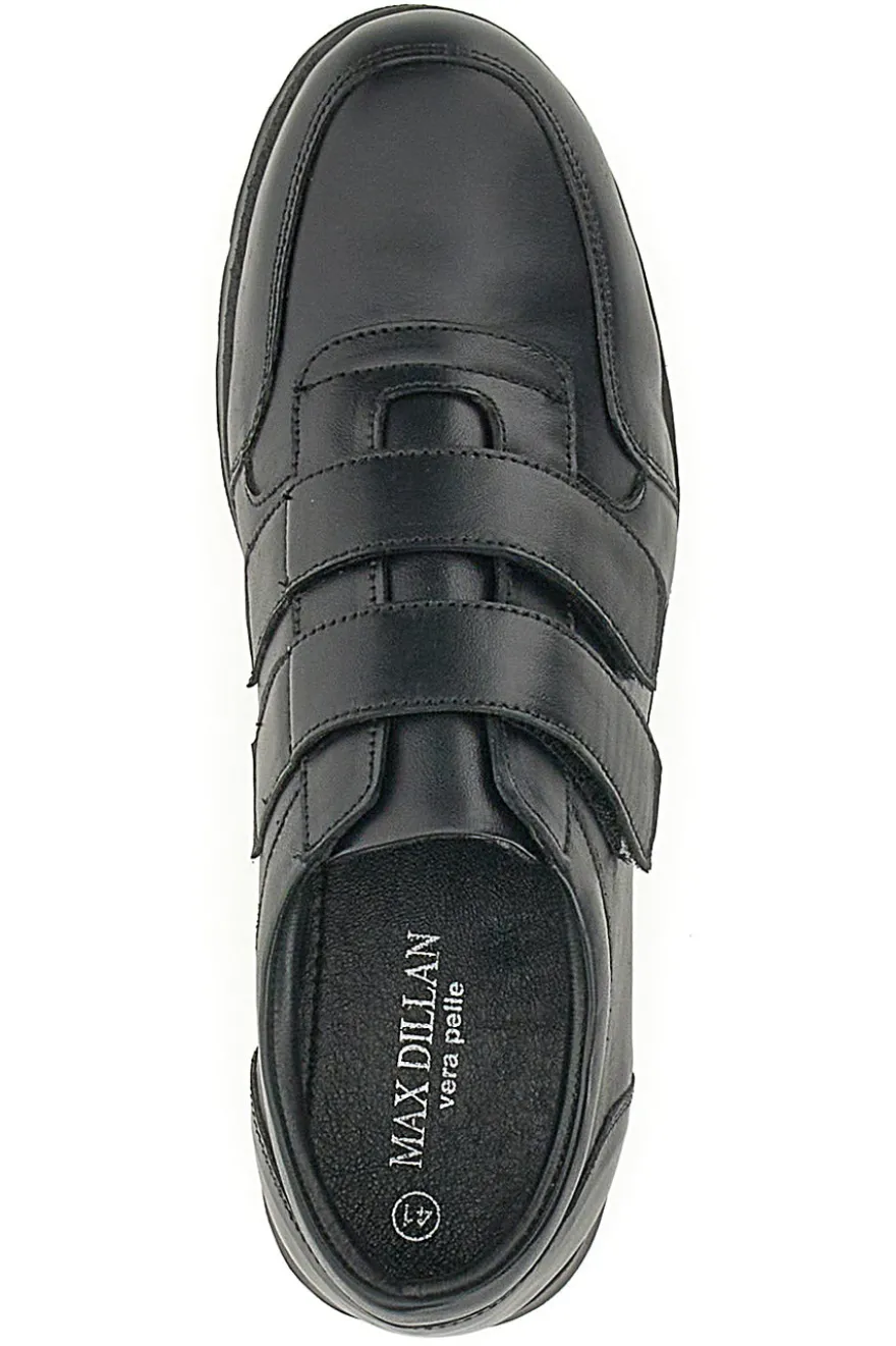 Scarpe Stringate Nere in Vera Pelle Max Dillan 858