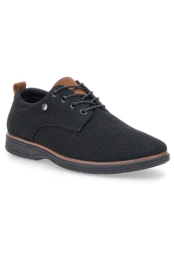Scarpe Stringate Nere Johes Land 411205