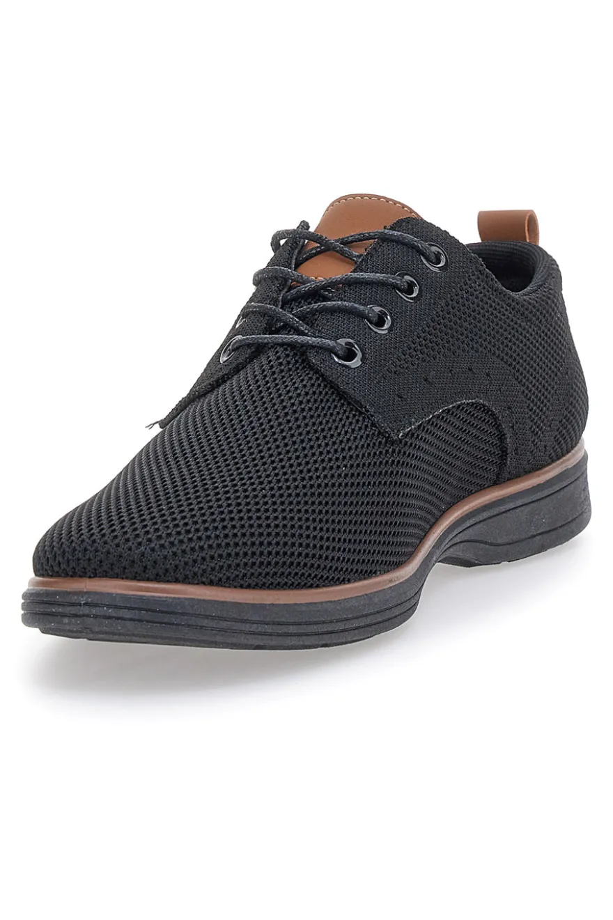 Scarpe Stringate Nere Johes Land 411205