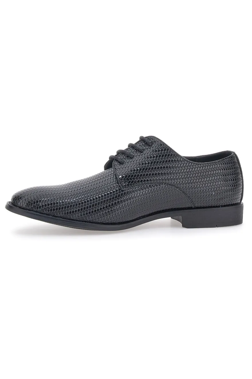 Scarpe Stringate Nere Longford 22617
