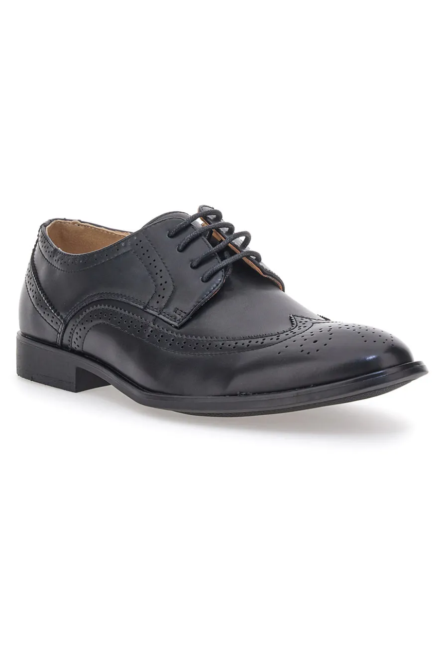 Scarpe Stringate Nere Longford 22612