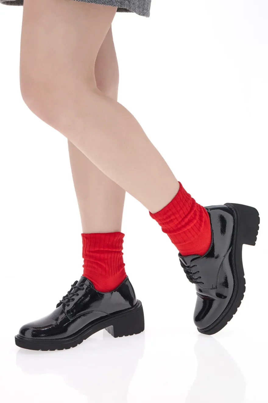 Scarpe Stringate Nere Prima Riga 220013