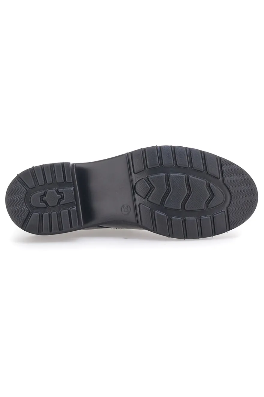 Scarpe Stringate Nere Prima Riga 220013