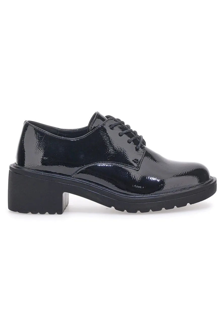 Scarpe Stringate Nere Prima Riga 220013