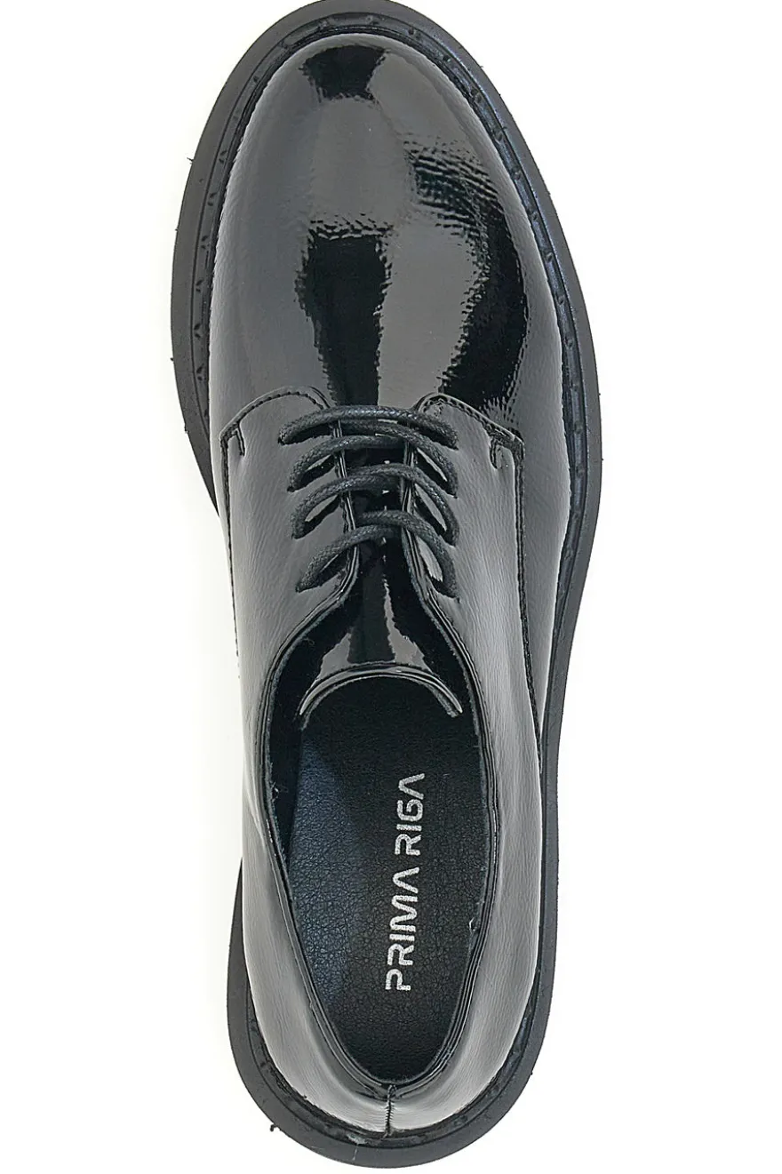 Scarpe Stringate Nere Prima Riga 220013
